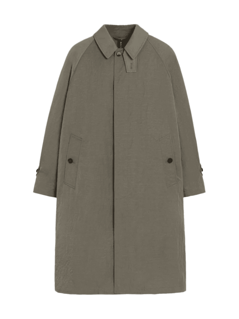 mackintosh gonville army green nylon coat 18173362 40471517 1000