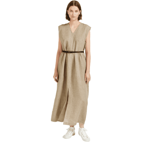 maska w lounge dress tina dress taupe 30532932239383