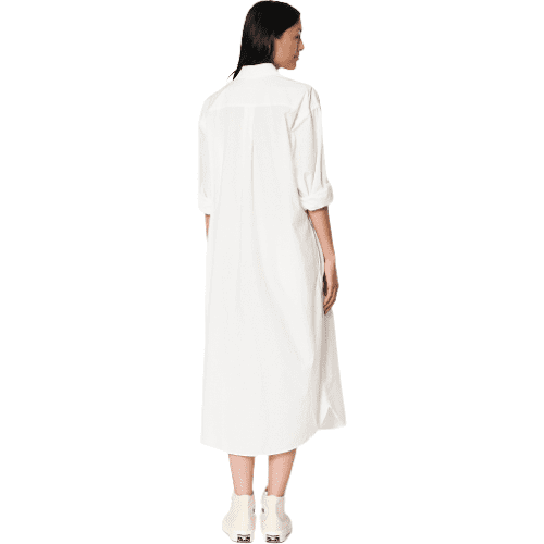 merz b schwanen w lounge dress long button down dress white 30543516303383