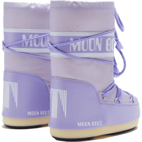 moon boot consignment k boots junior icon nylon lilac 31123038568471