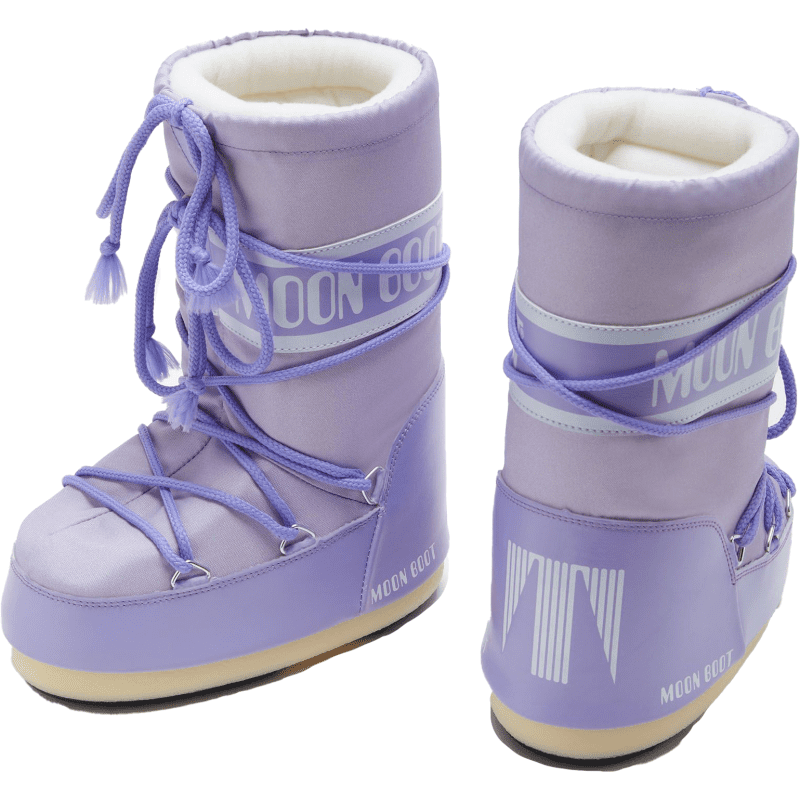 moon boot consignment k boots junior icon nylon lilac 31123038732311