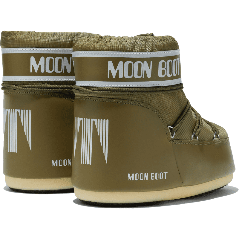 moon boot consignment w snow boots icon low nylon khaki 30977705181207