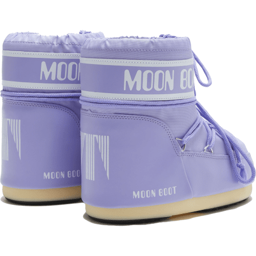 moon boot consignment w snow boots icon low nylon lilac 30977706524695