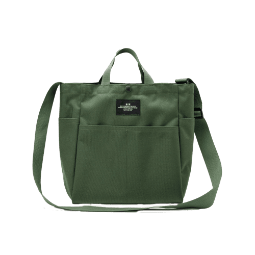 multi pocket bag olive