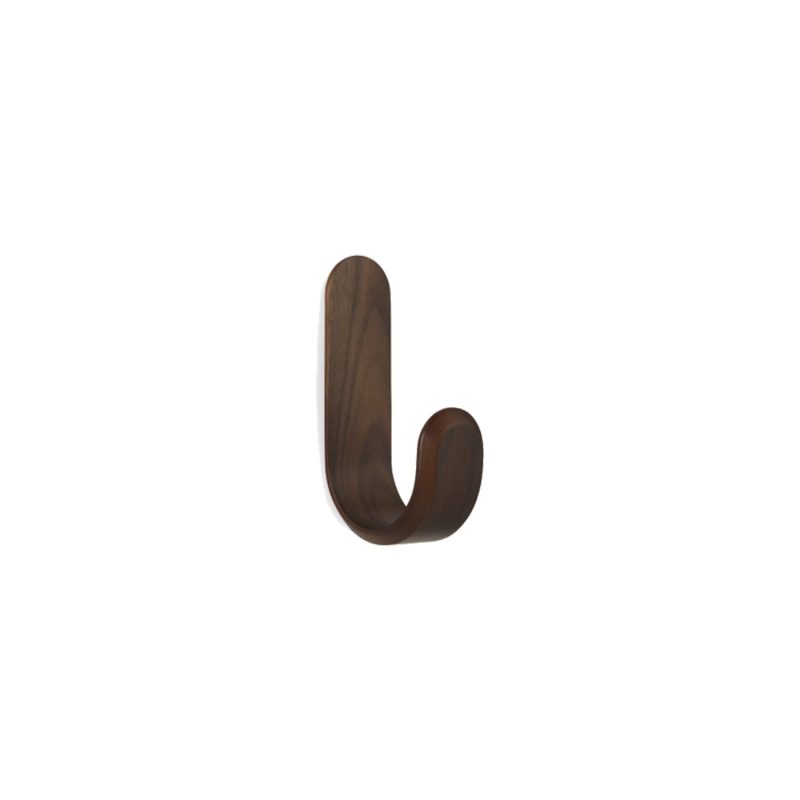 normann copenhagen pantry home curve hook walnut 28131747495959