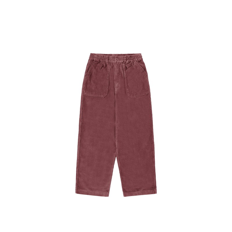 one tuck fatigue corduroy pants vintage pink