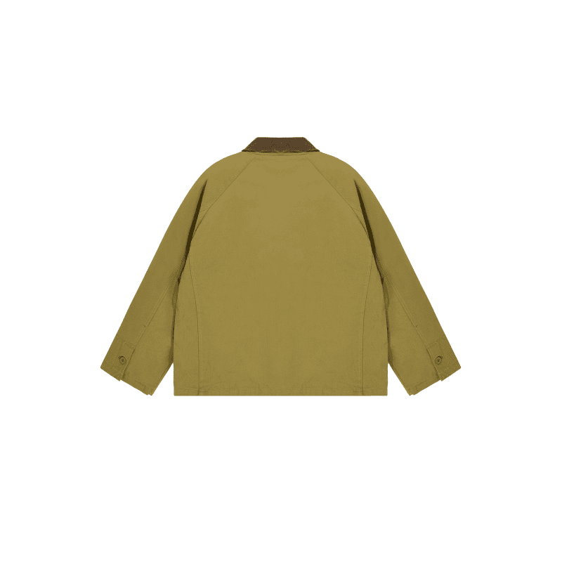 padding hunting jacket mustard back