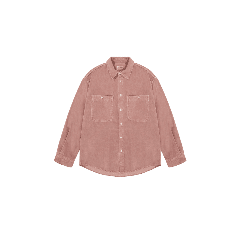 pigment corduroy shirt dusty pink