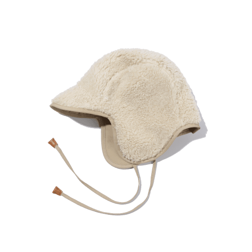 reversible trapper hat beige 2