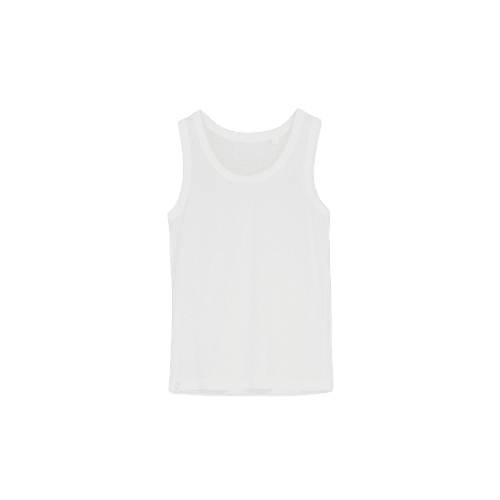 rib tank white