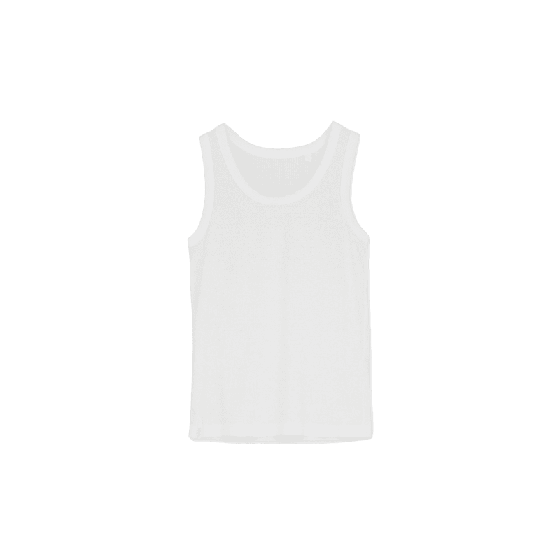 rib tank white