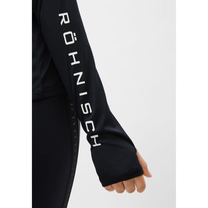 rohnisch w active l s team logo long sleeve black 31259880062999