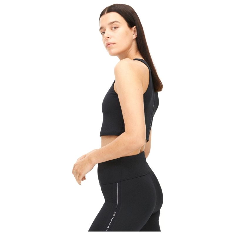 rohnisch w active top kay premium cropped top black 30808455315479