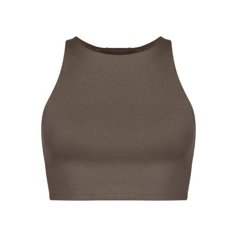 rohnisch w active top kay premium cropped top wood 30805493350423