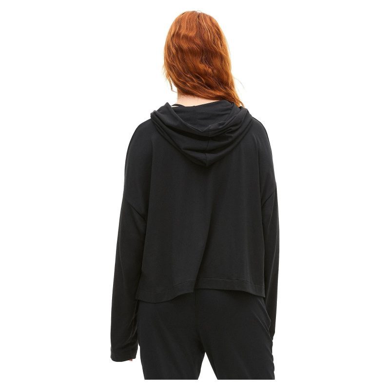 rohnisch w hoodie soft cropped hoodie black 30808462229527