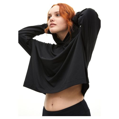 rohnisch w hoodie soft cropped hoodie black 30808462262295