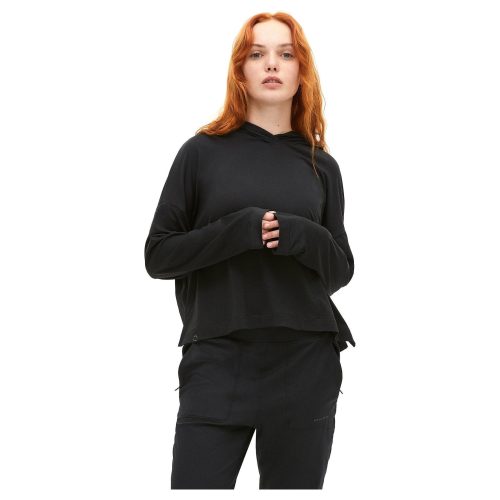 rohnisch w hoodie soft cropped hoodie black 30808462295063