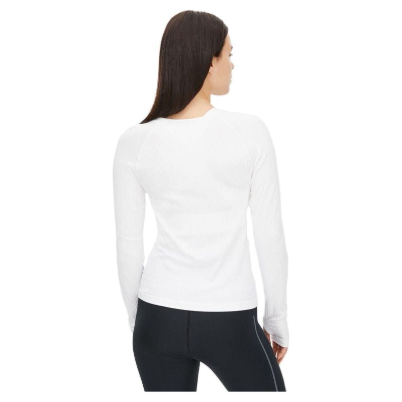 rohnisch w l s tshirt seamless soft rib long sleeve white 30808461377559