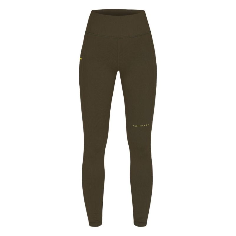 rohnisch w leggings thermal tights forest brown 30807715151895