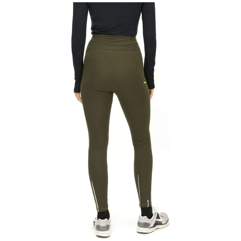 rohnisch w leggings thermal tights forest brown 30808462753815