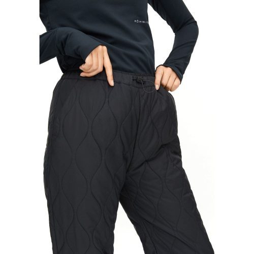 rohnisch w pants quilted pants black 30808458297367