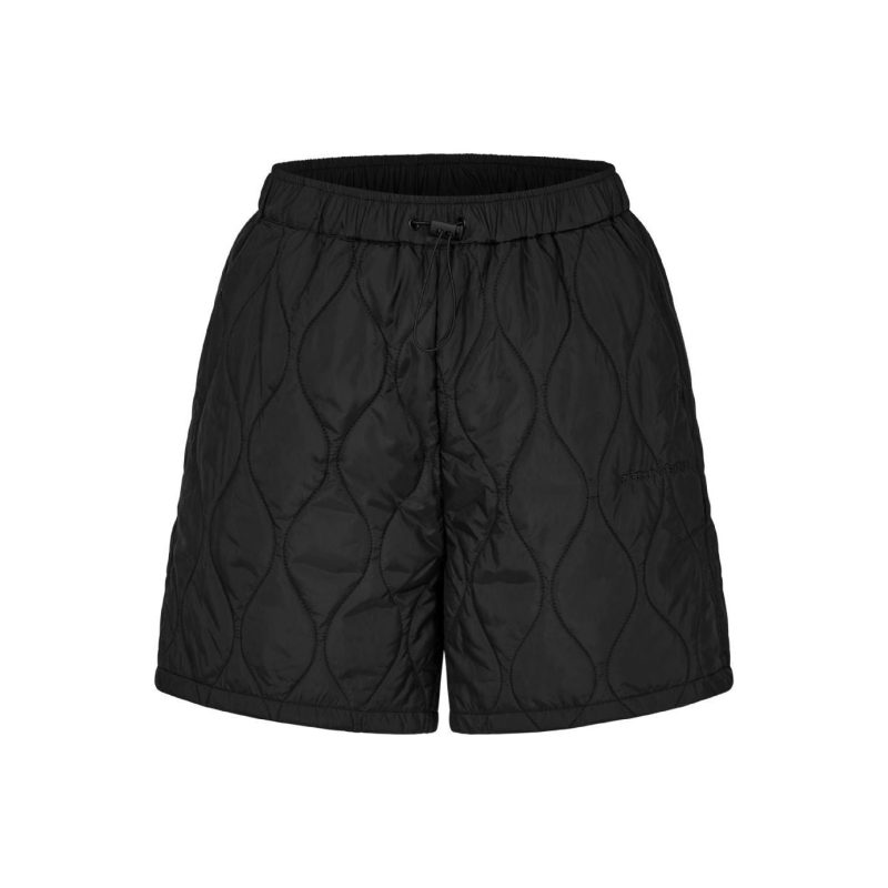 rohnisch w shorts quilted shorts black 30807549411351