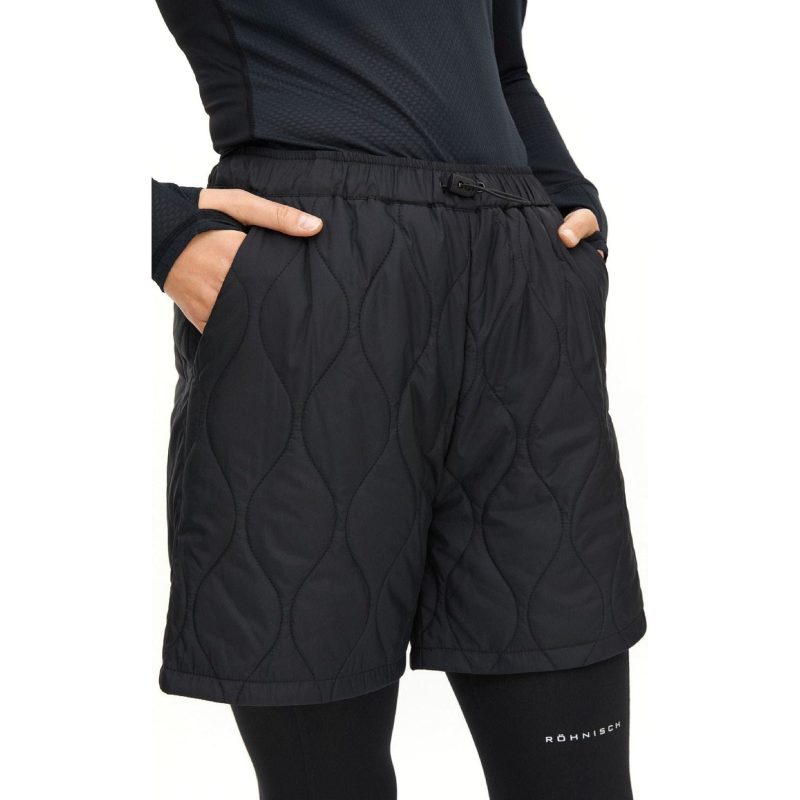 rohnisch w shorts quilted shorts black 30808458493975