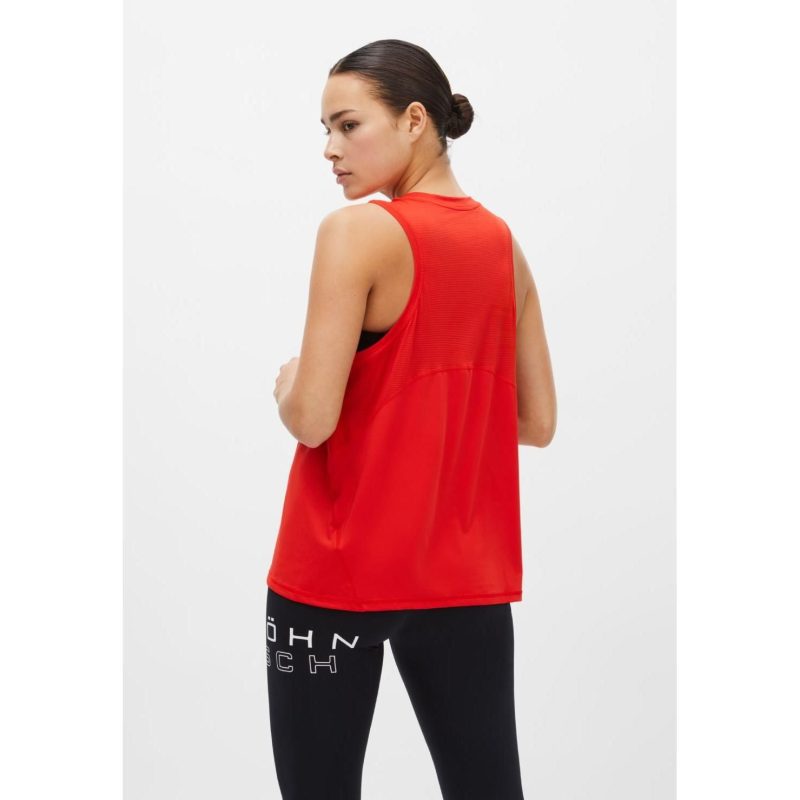 rohnisch w tank workout tank top red 31259892973591