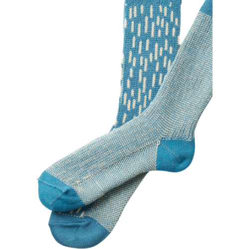 rototo socks rain drop crew socks blue pattern 30703932014615