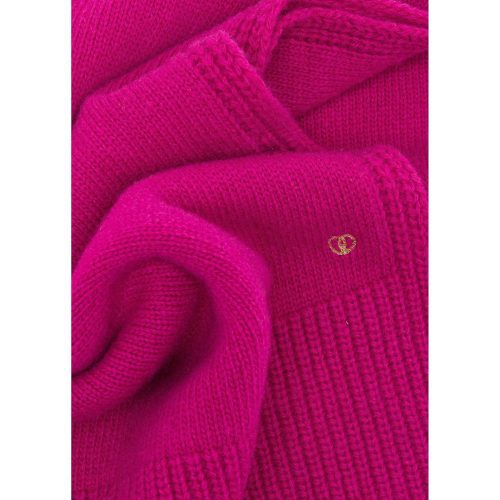 seven gauge fw23 scarf wool scarf fuscia 30808439914519