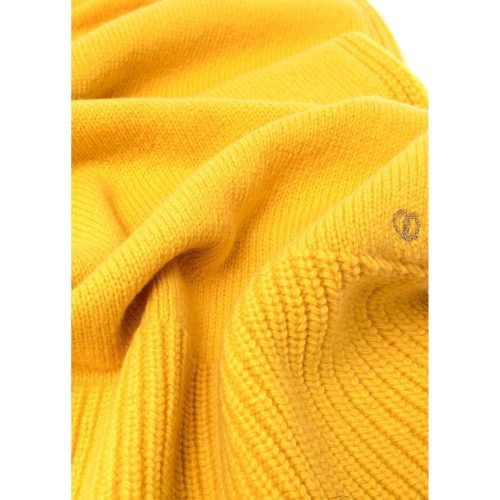 seven gauge fw23 scarf wool scarf giallo 30808440012823