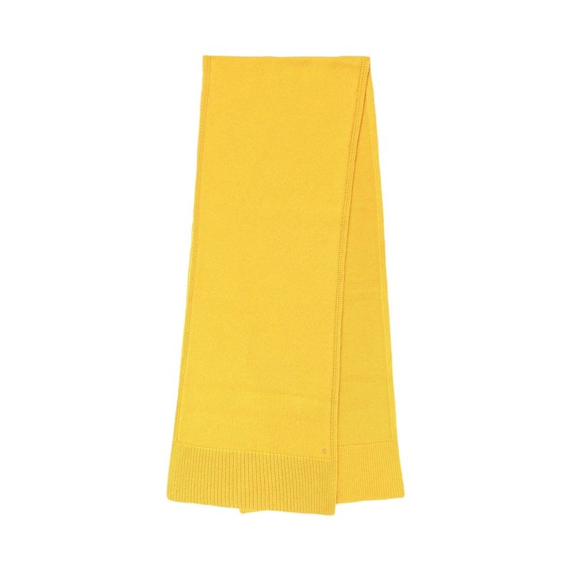 seven gauge fw23 scarf wool scarf giallo 30808440078359