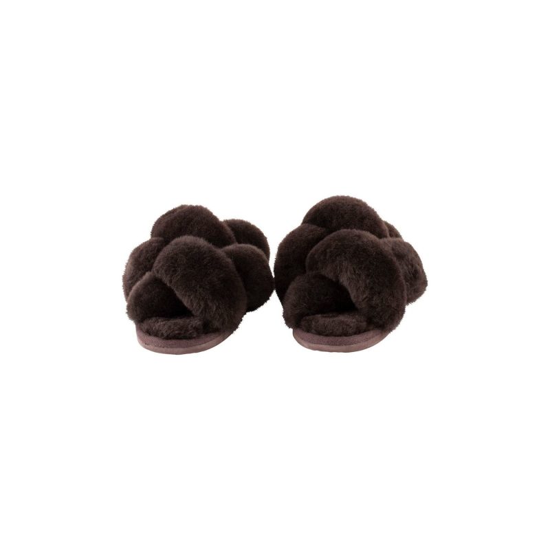 shepherd of sweden w slippers gabriella dark brown 30851926753303