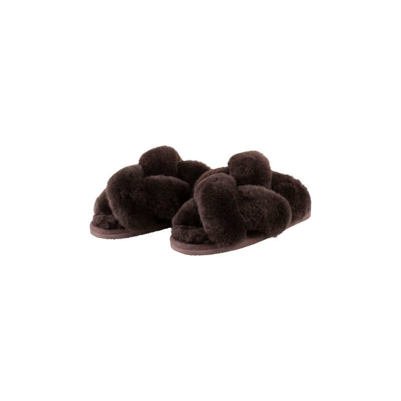 shepherd of sweden w slippers gabriella dark brown 30851926786071