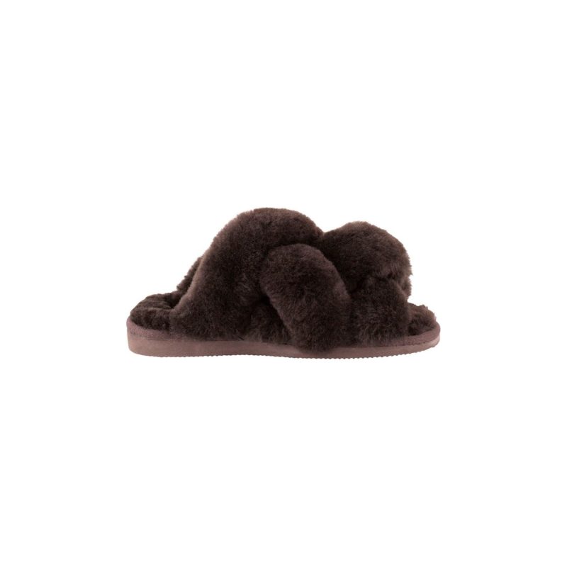 shepherd of sweden w slippers gabriella dark brown 30851926818839