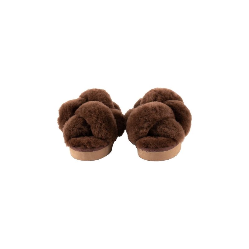 shepherd of sweden w slippers gabriella rusty brown 28157899898903