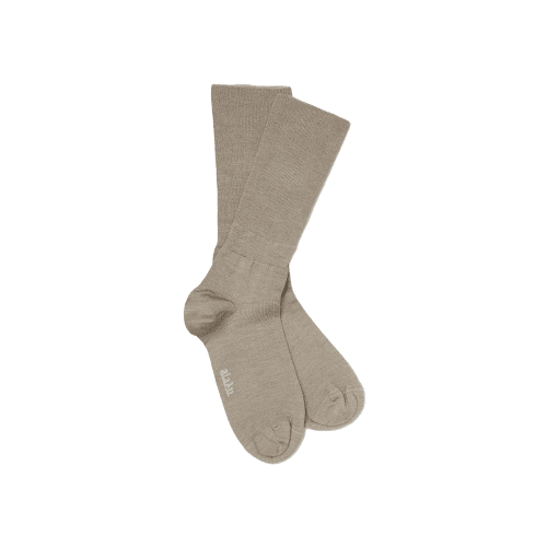 silk socks oyster