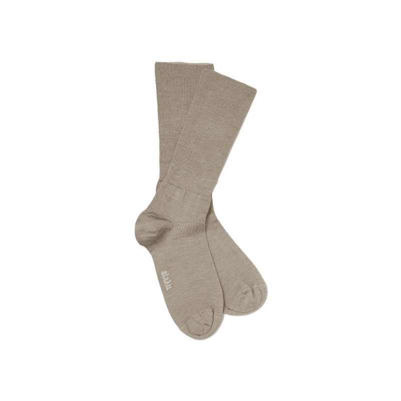 silk socks oyster