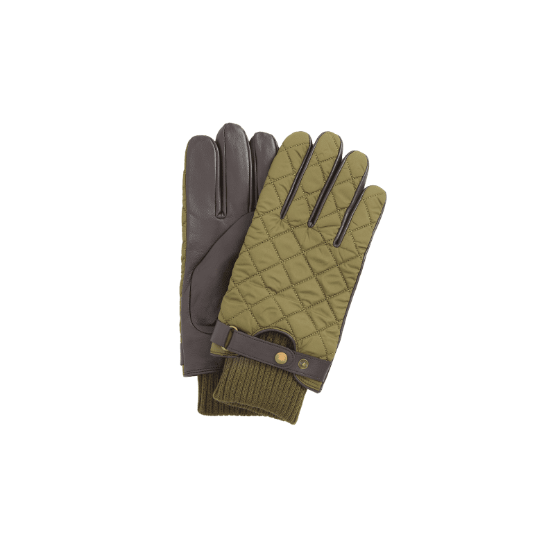 singsby gloves olive brown