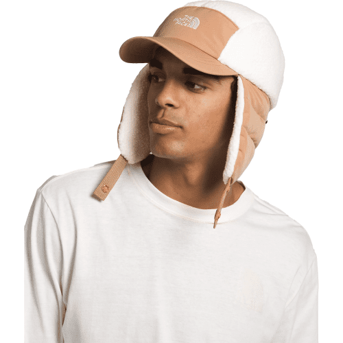 the north face u hat cragmont fleece trapper hat white almond butter 30946539929623