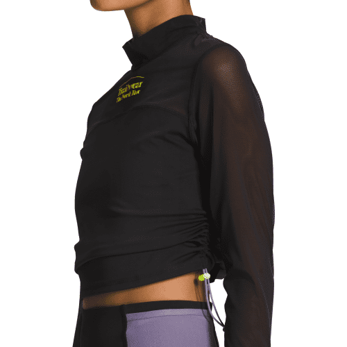 the north face w active top women s trailwear qtm mock neck l s tnf black 30521041256471