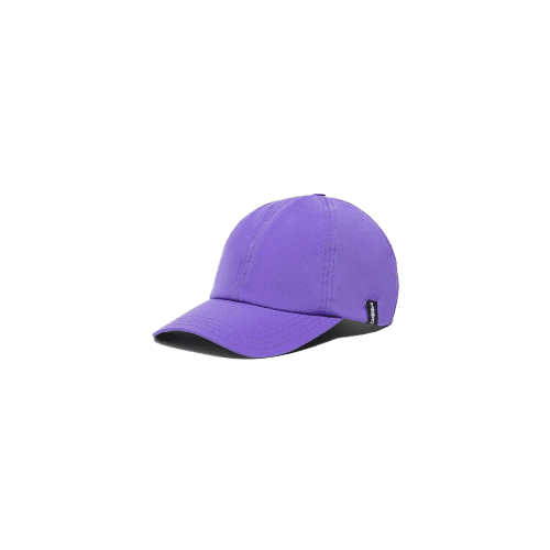 tipping baseball cap purple