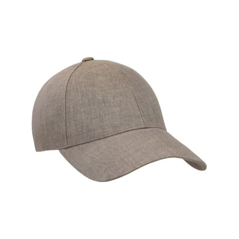 varsity headwear baseball cap linen cap argent khaki 30555124891671