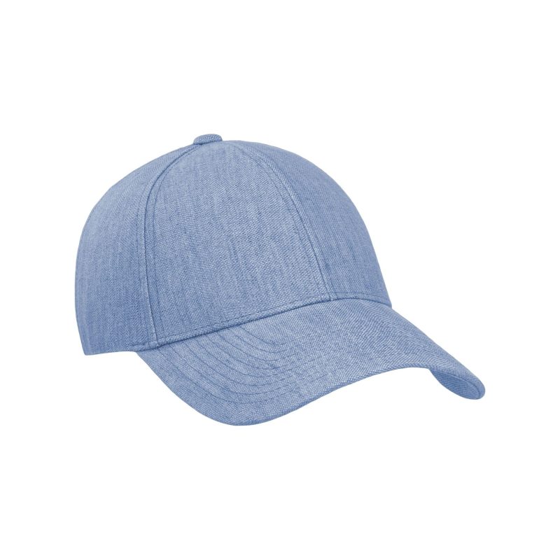 varsity headwear baseball cap linen cap azure blue 30537272262679