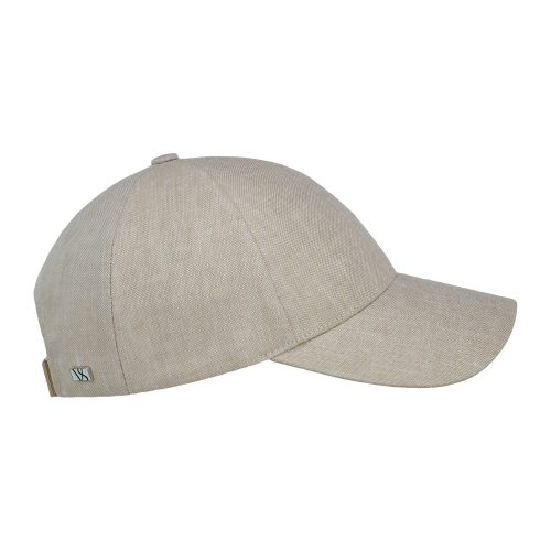 varsity headwear baseball cap linen cap hampton beige 30537274327063