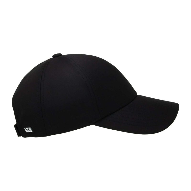 varsity headwear baseball cap wool tech cap black 30555134492695