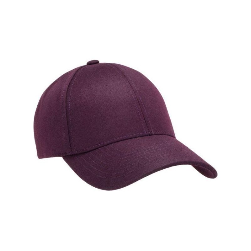 varsity headwear baseball cap wool tech cap burgundy 30555134197783