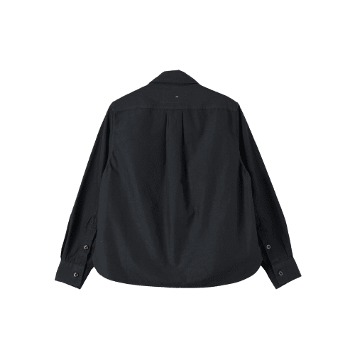 w simple shirt black back