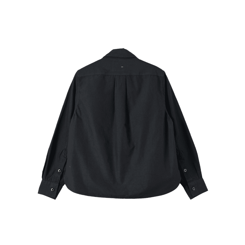 w simple shirt black back