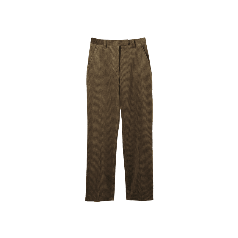 w slim tapered trouser olive